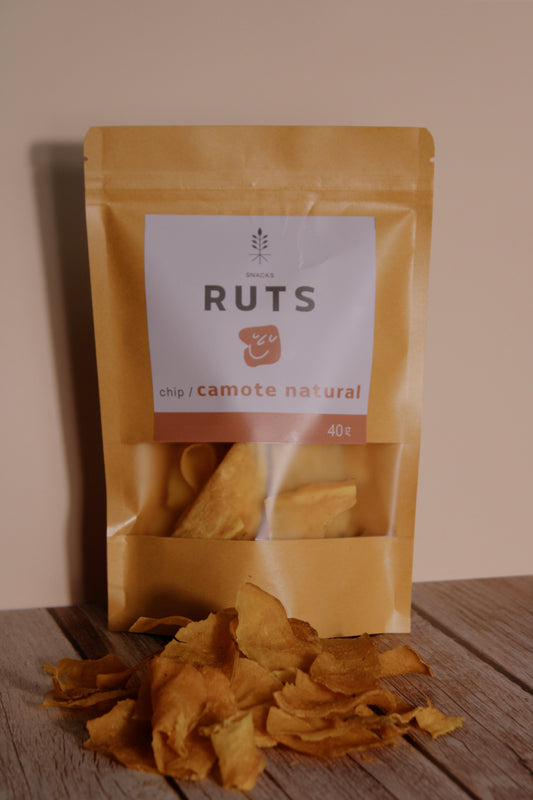 Camote natural chips